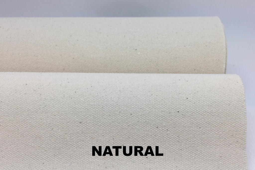 Natural 15 ounce cotton duck canvas