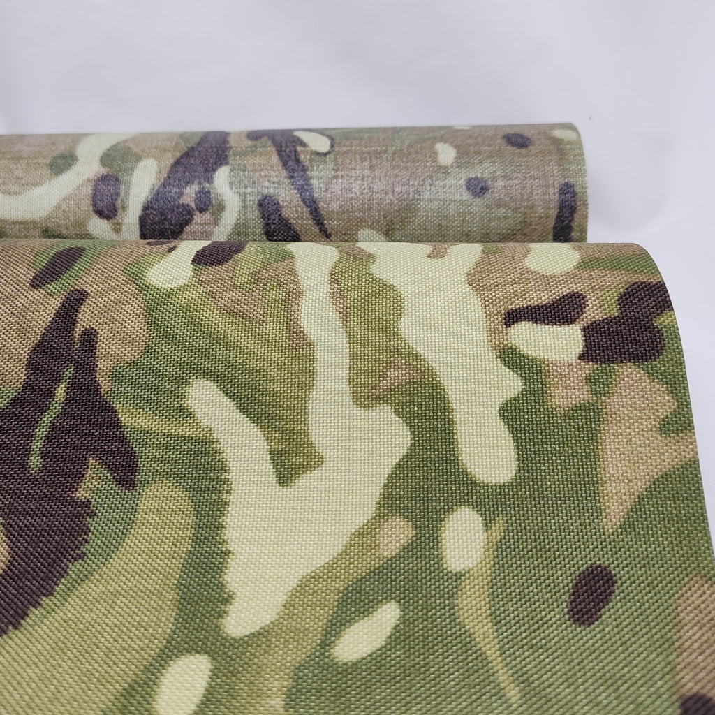 Multi terrain camouflage printed heavy duty infra-red resistant nylon