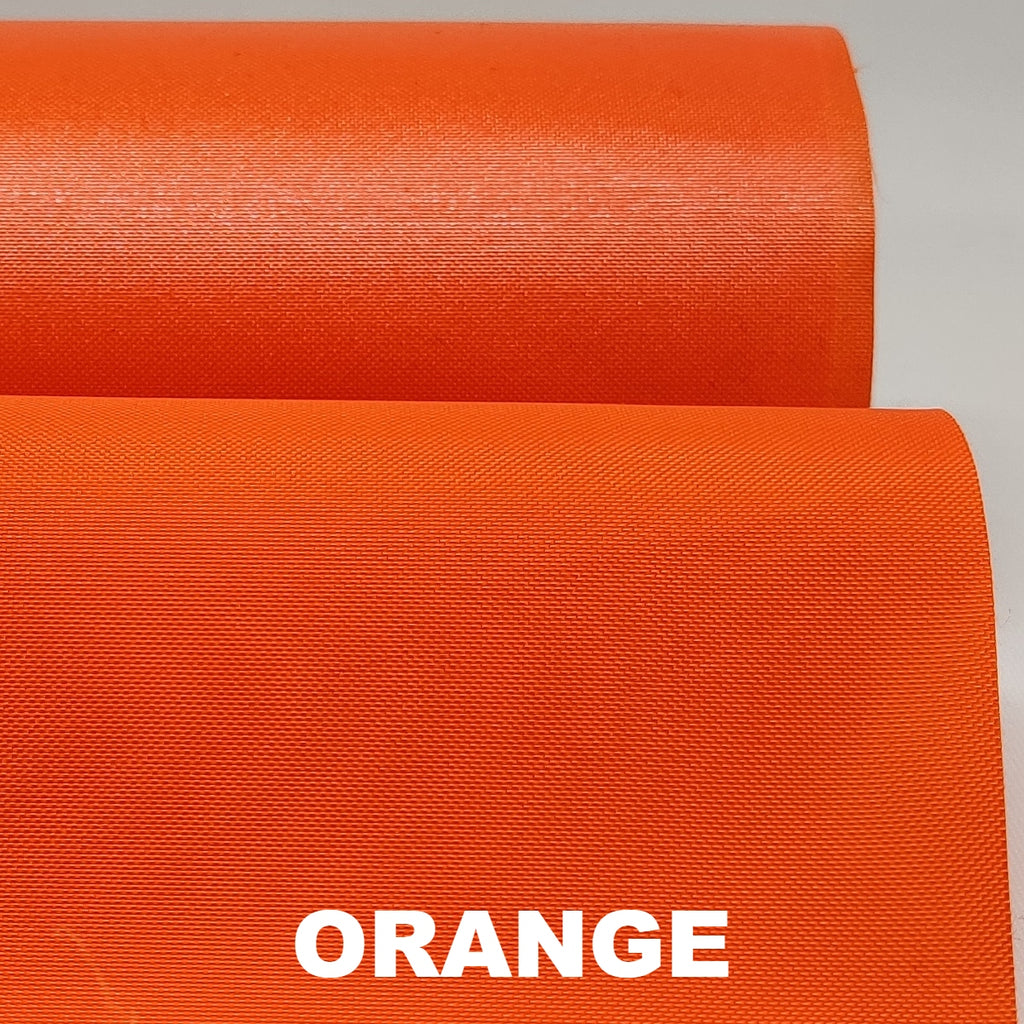 Orange medium weight nylon with PU coating