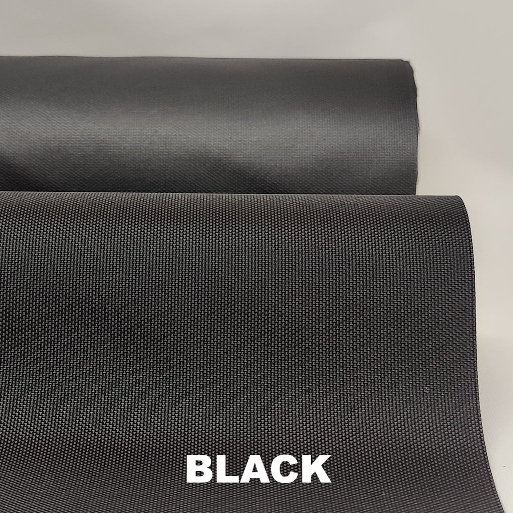 Black heavier weight PU coated nylon
