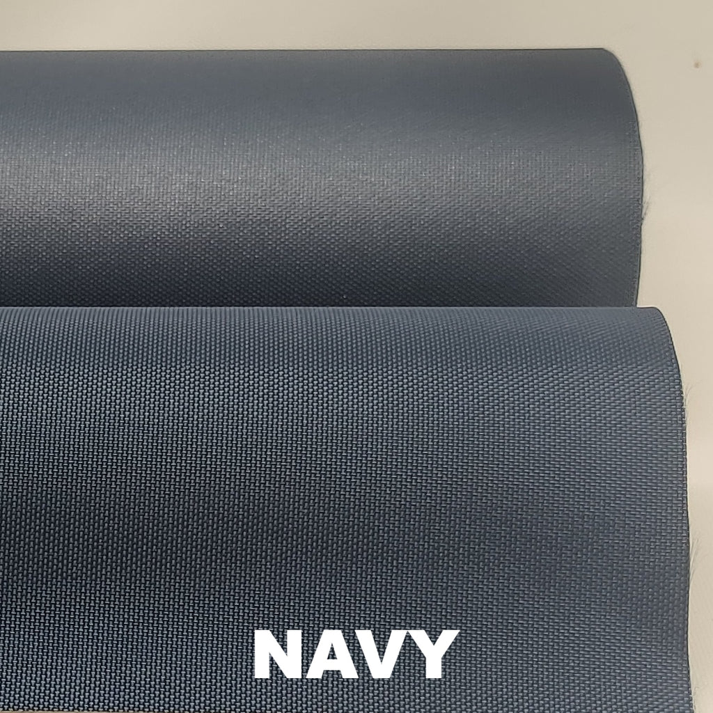 Navy heavier weight PU coated nylon