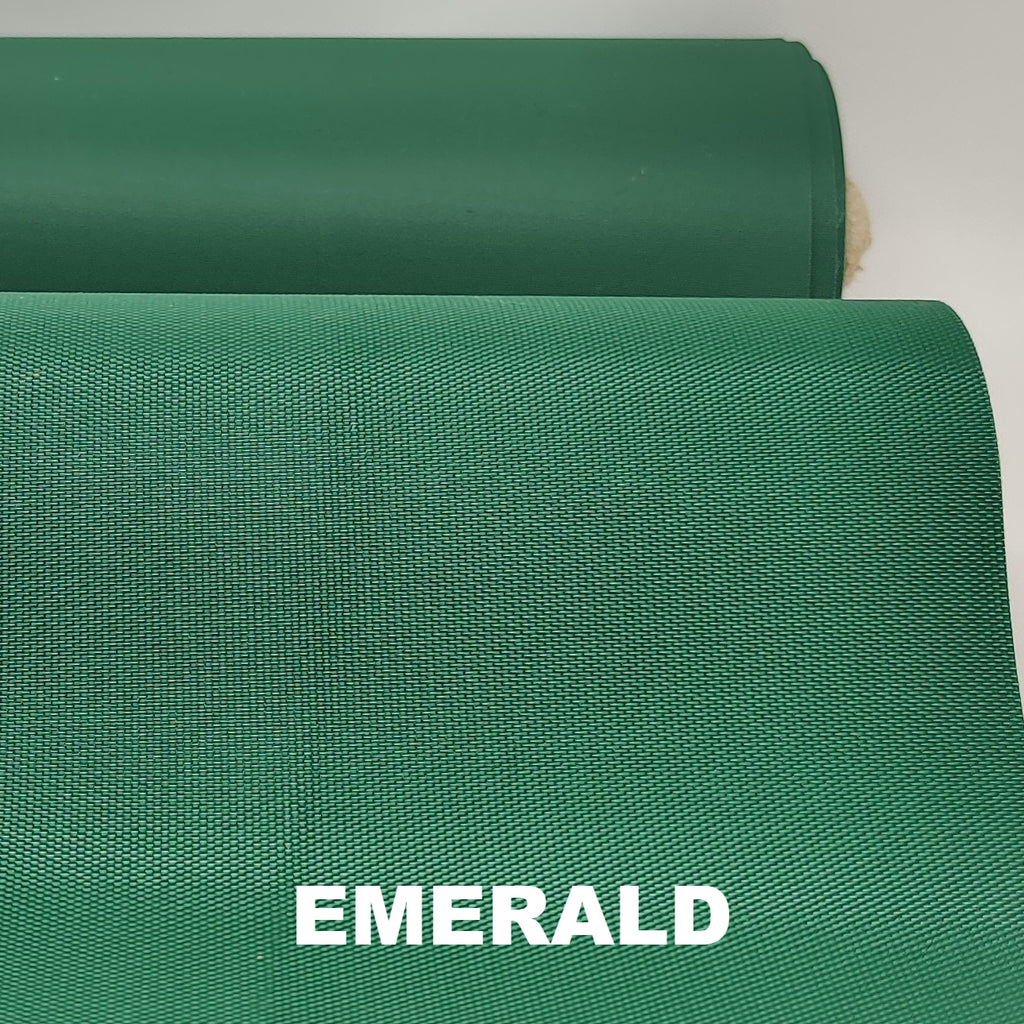 Emerald green extra heavy-duty waterproof fabric
