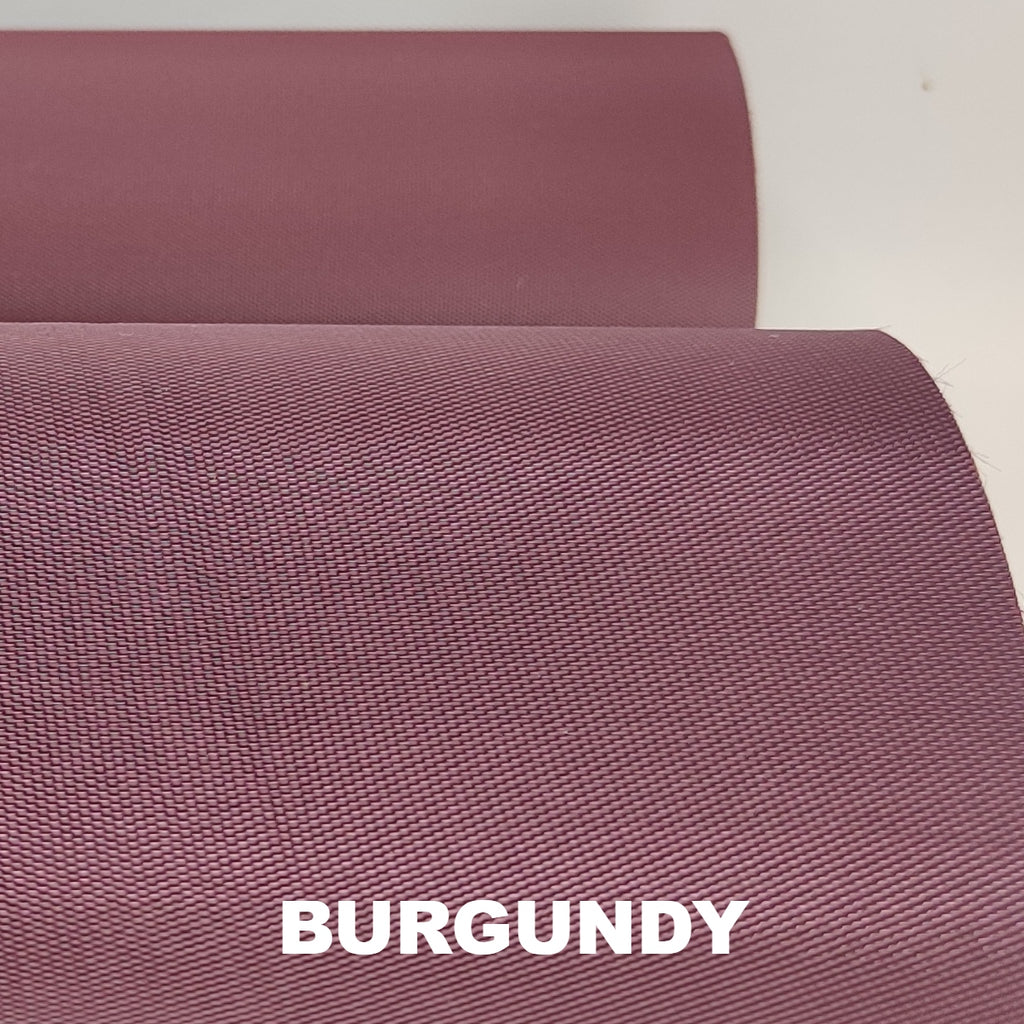 Burgundy extra heavy-duty waterproof fabric