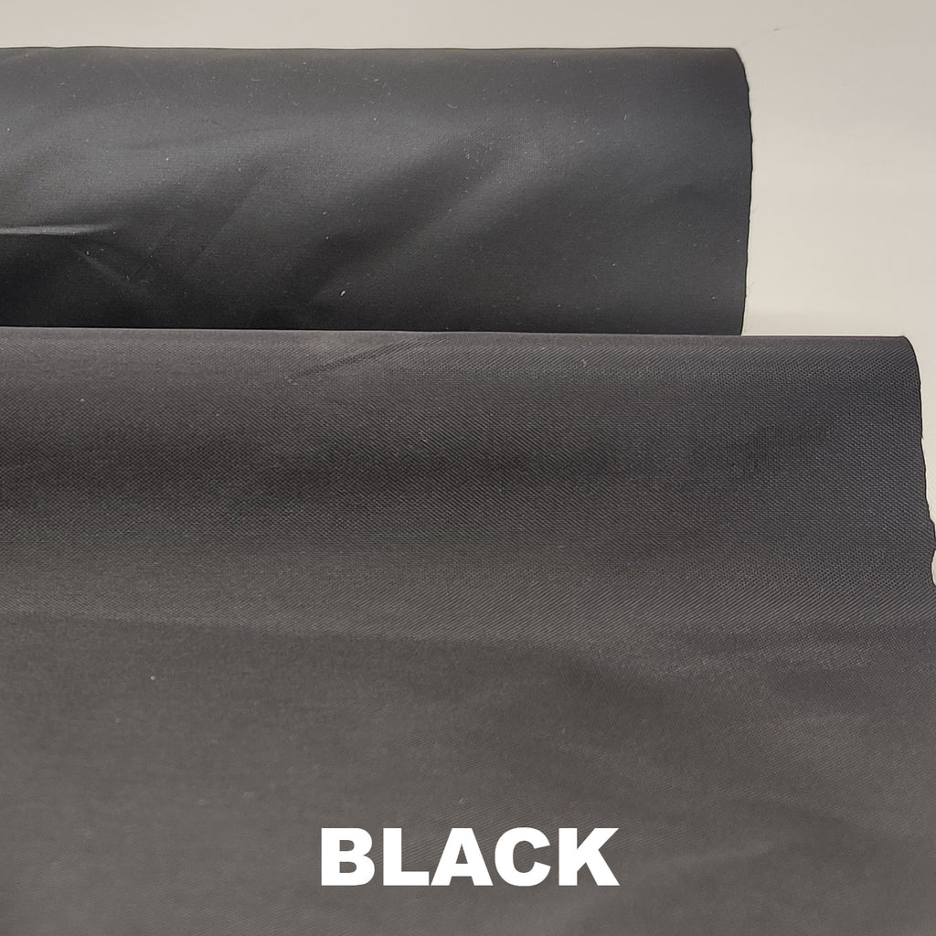 Black lightweight general purpose fabric