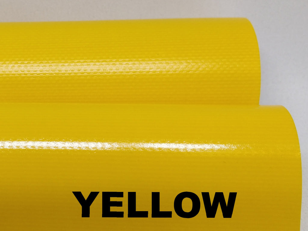 Yellow heavy duty PVC