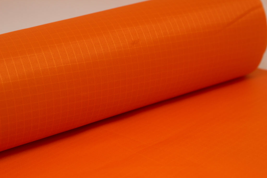 Orange  PR3 PU Coated Polyester Ripstop