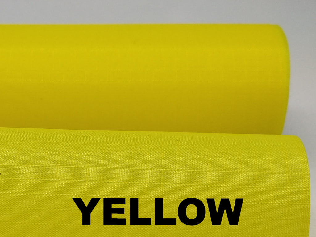 Yellow crisp nylon ripstop