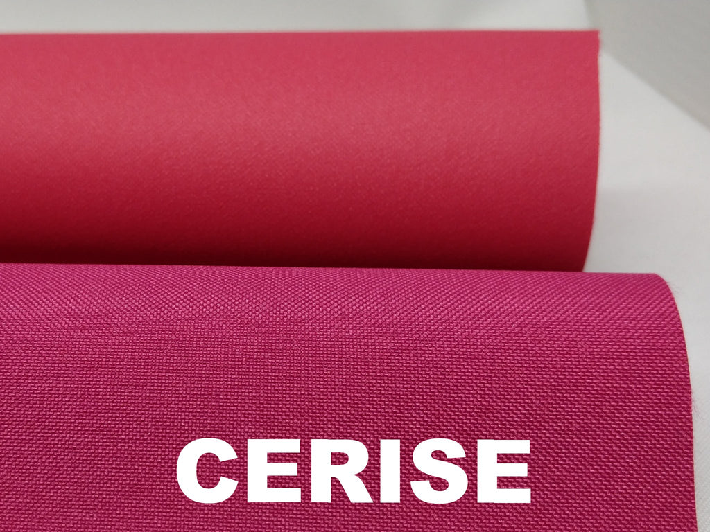 Cerise water resistant polyester