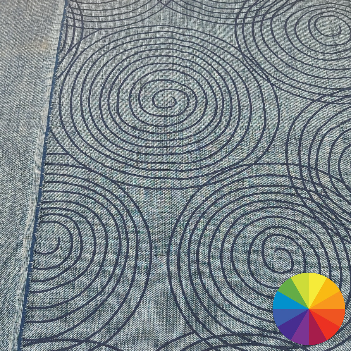 'Swirl' Patterned Outdoor Upholstery Fabric Clearance Profabrics