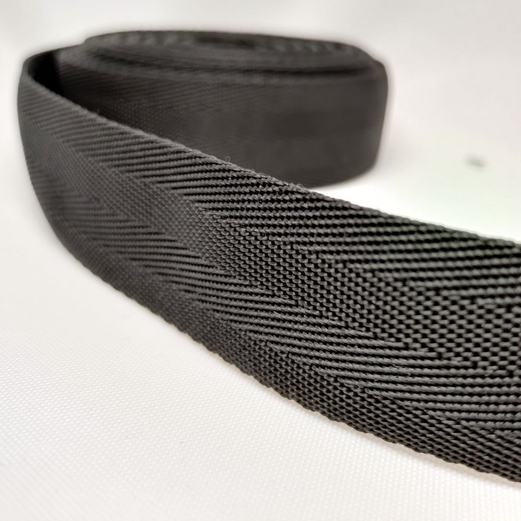 Black polypropylene 30 millimetre edging tape 