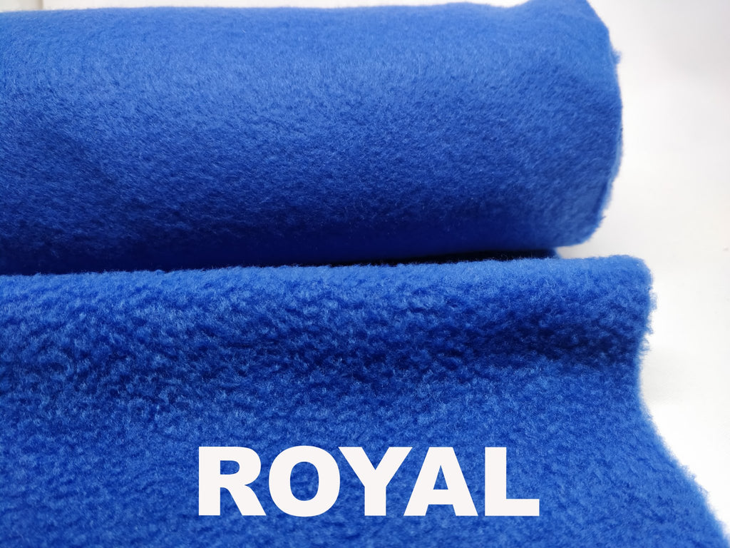 Royal blue polar fleece