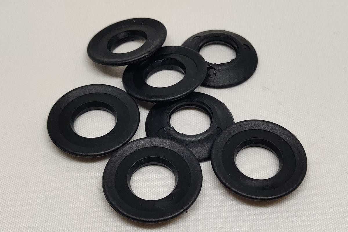 Langardirect 100 White Plastic Snap Eyelets 12mm - Washer Sealed For Tarps, Groundsheets, And Covers