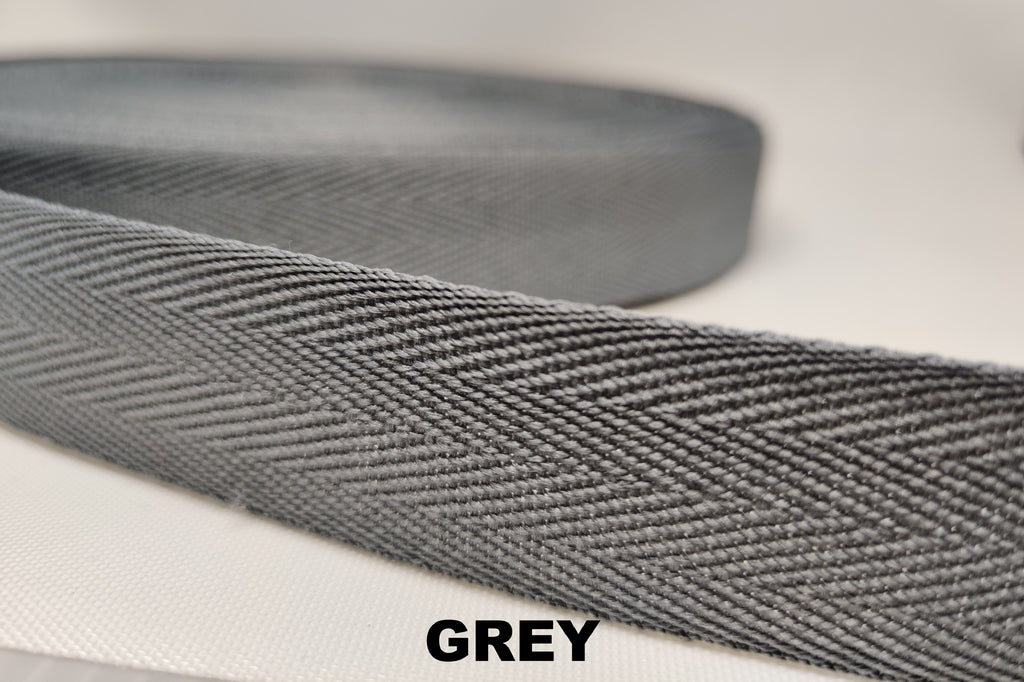 Grey polyester binding tape