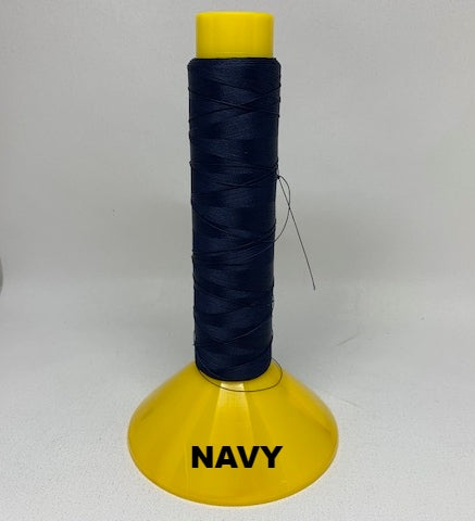 Navy blue V92 bonded polyester thread