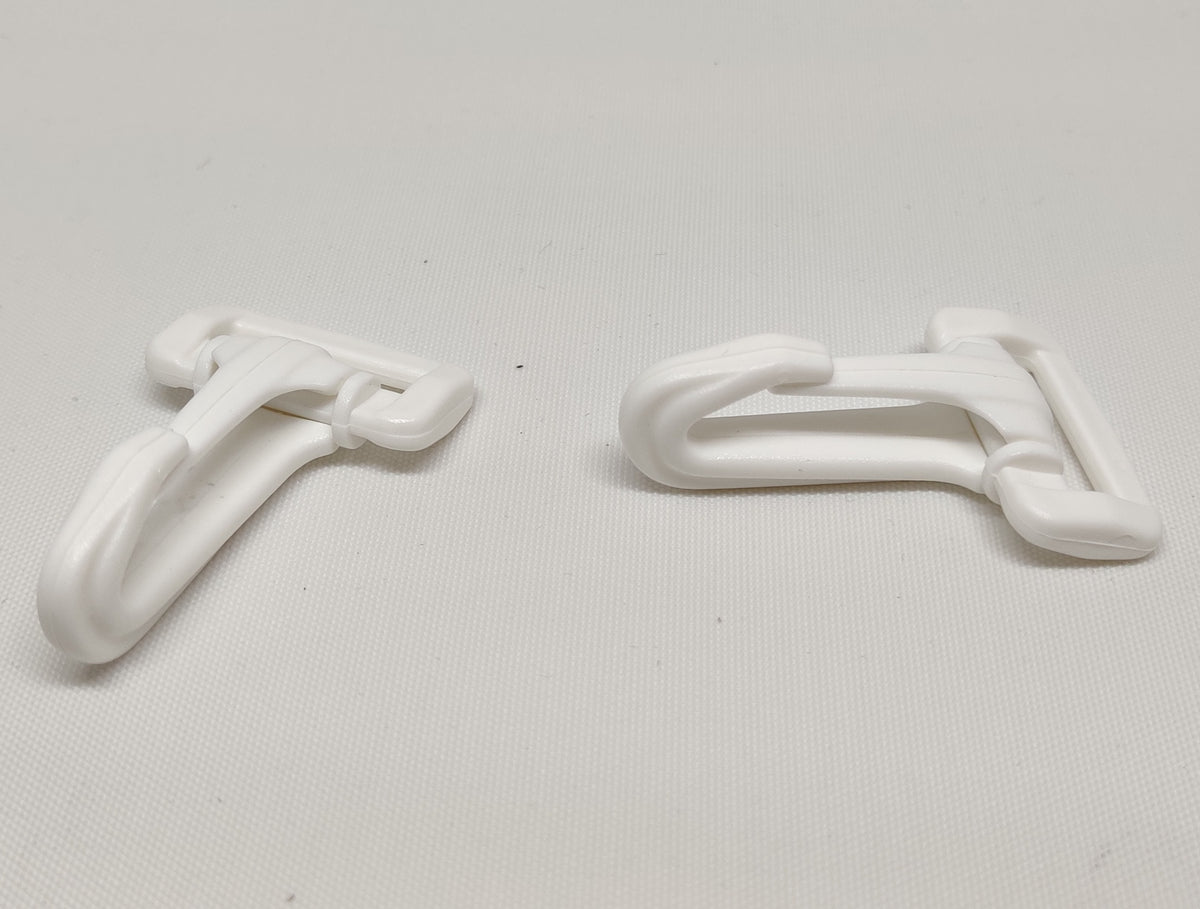SNAP HOOK FASTENER 25MM WHITE Profabrics