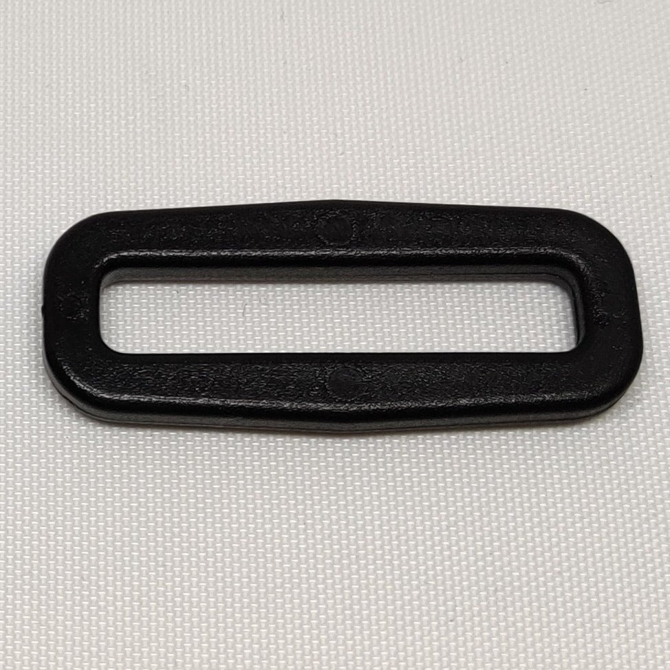 Black plastic 40 millimetre square ring from ITW Nexus