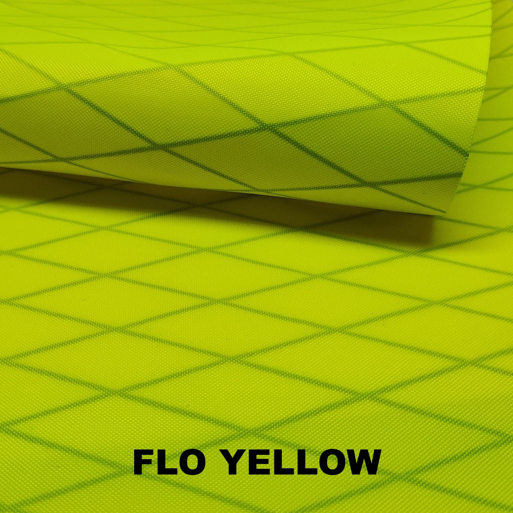 Fluorescent yellow performance pack material