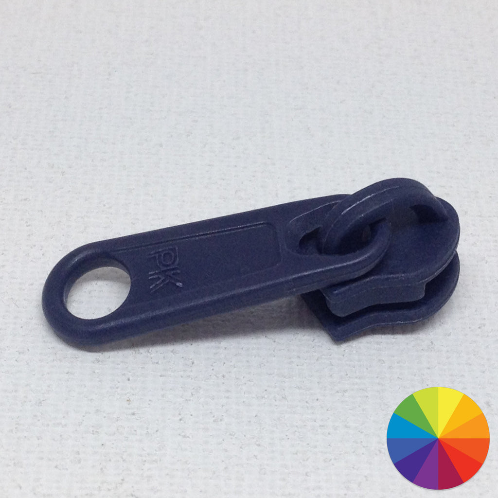  Z790 single plastic slider for coil zip available in multiple colours