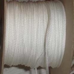 White 5 millimetre soft braid polypropylene cord