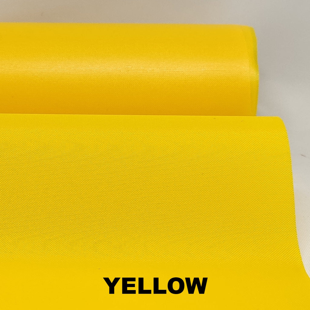 Yellow medium weight nylon with PU coating