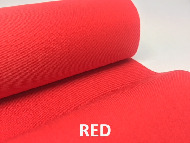 Heavy, Water Resistant Polycotton Twill in Red from Profabrics.co.uk