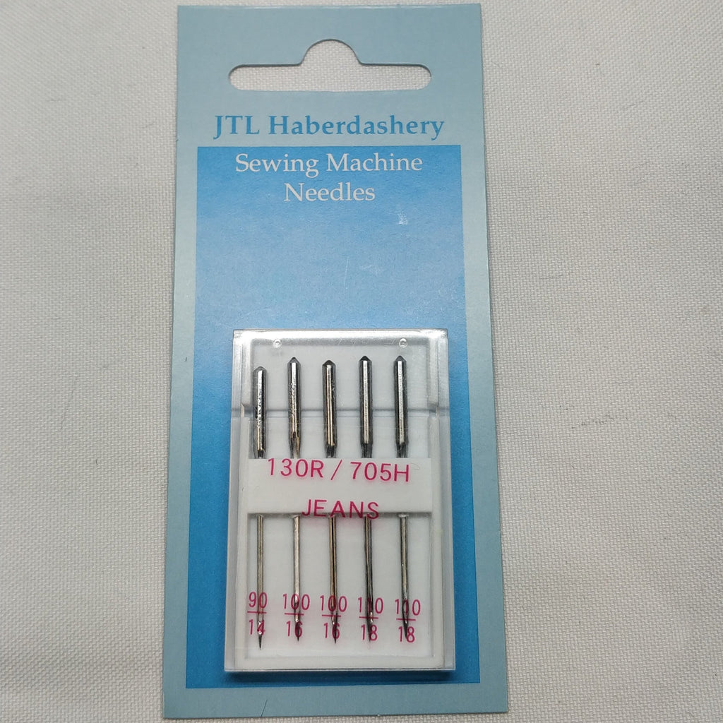 Pack of jeans sewing machine needles from JTL Haberdashery