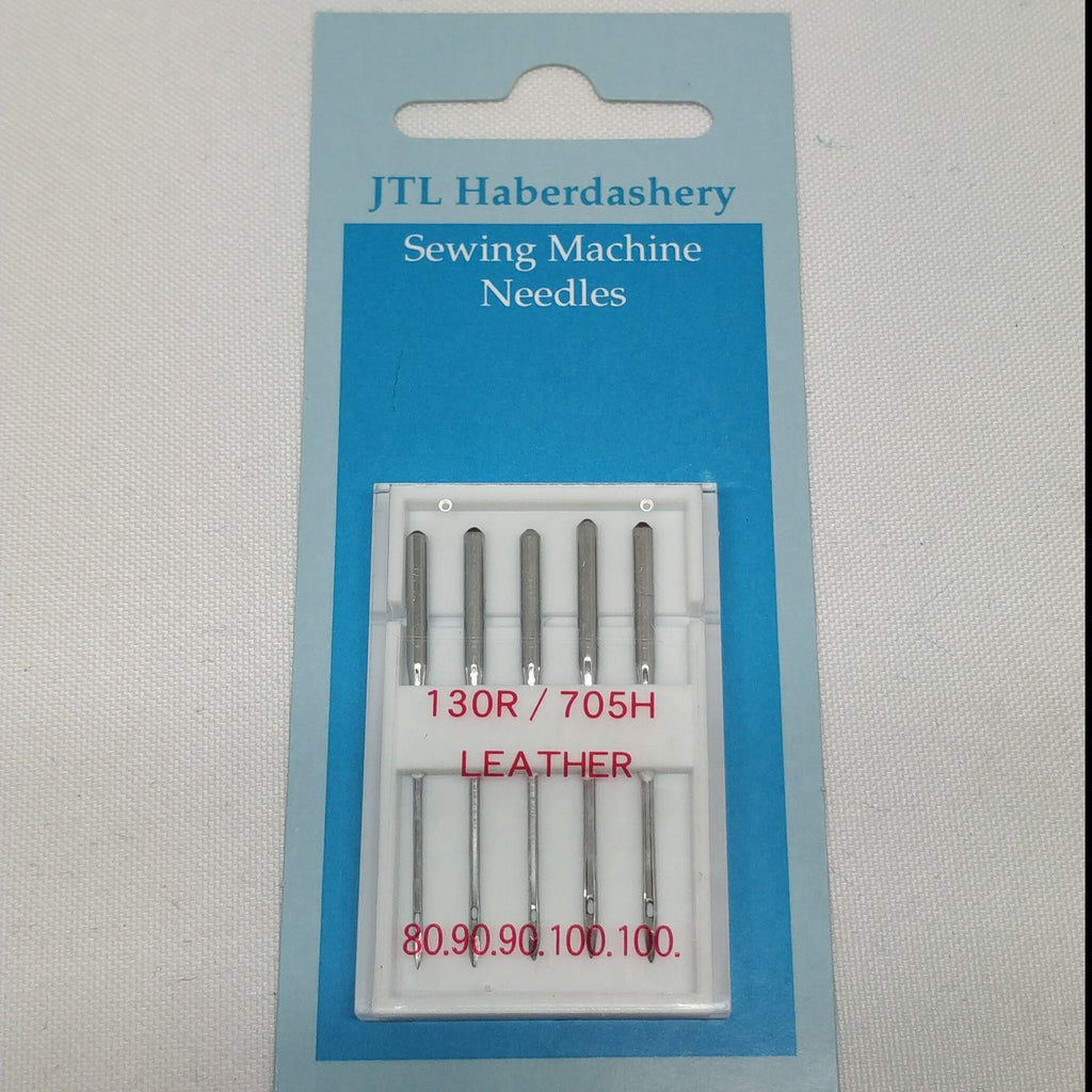 Pack of leather sewing machine needles from JTL Haberdashery