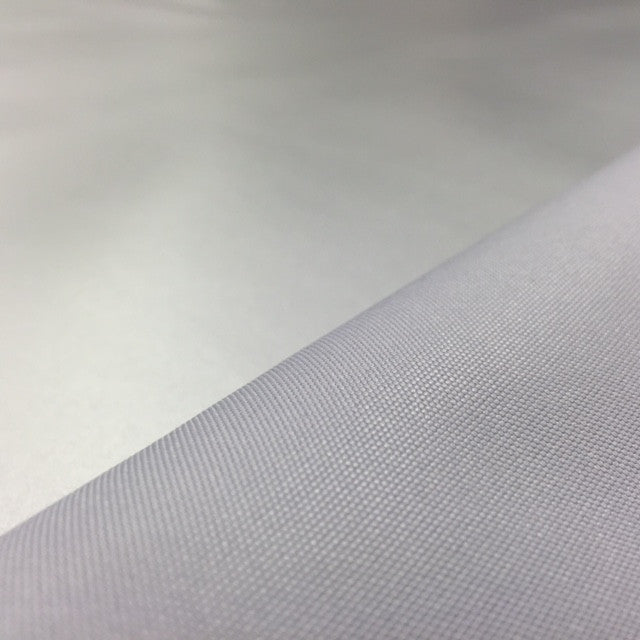 Silver reflective polyester with grey underside