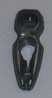Black plastic shockcord adjustor hook