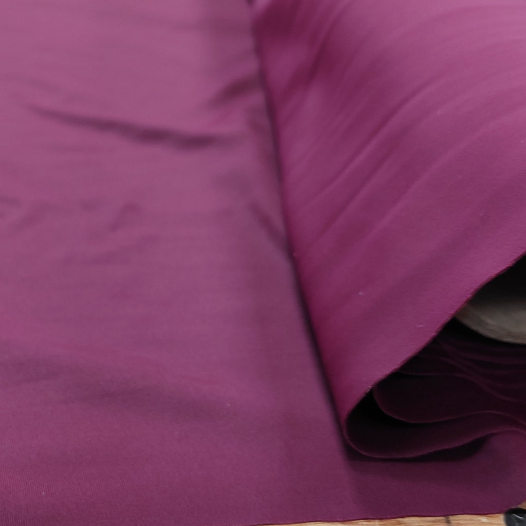 Roll of burgundy lycra