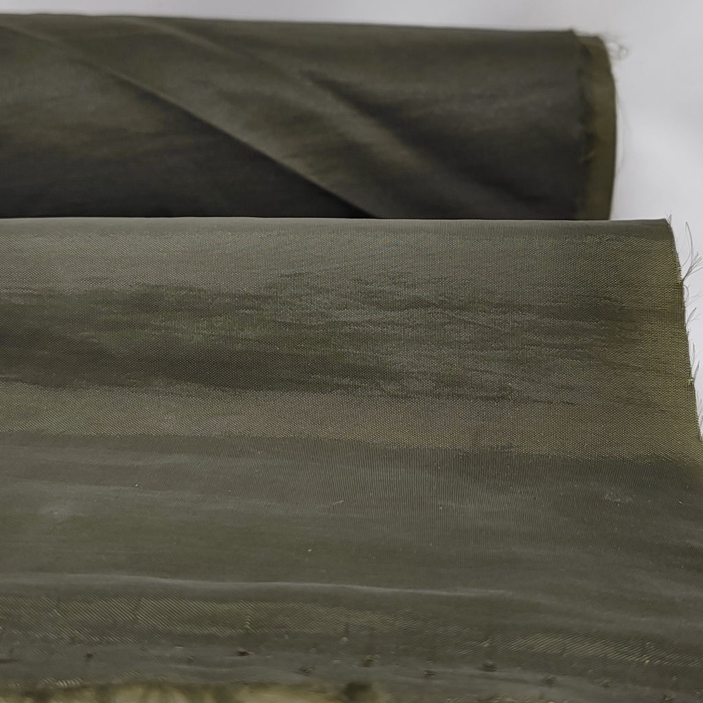 Olive green lining fabric