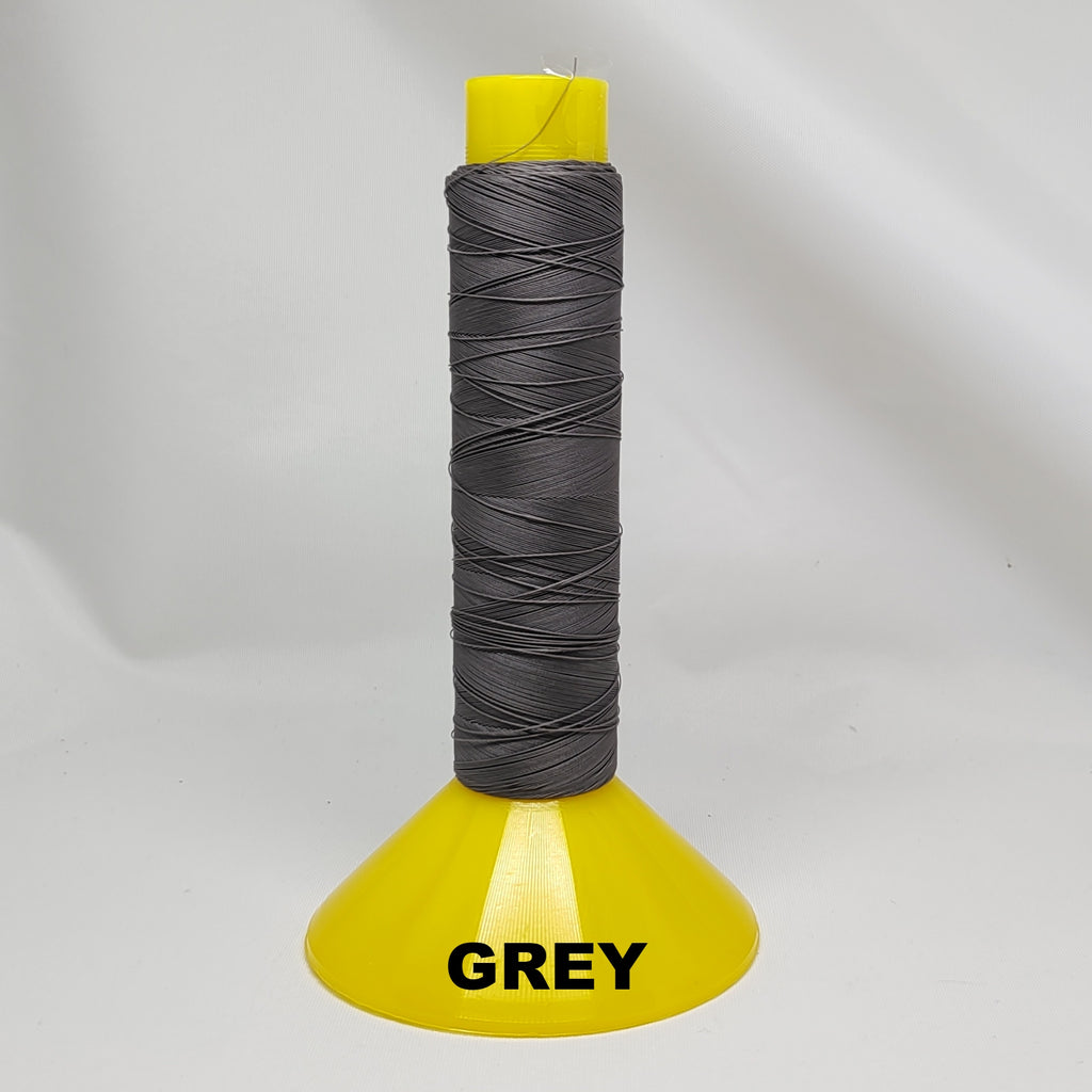 Grey V69 bonded polyester thread