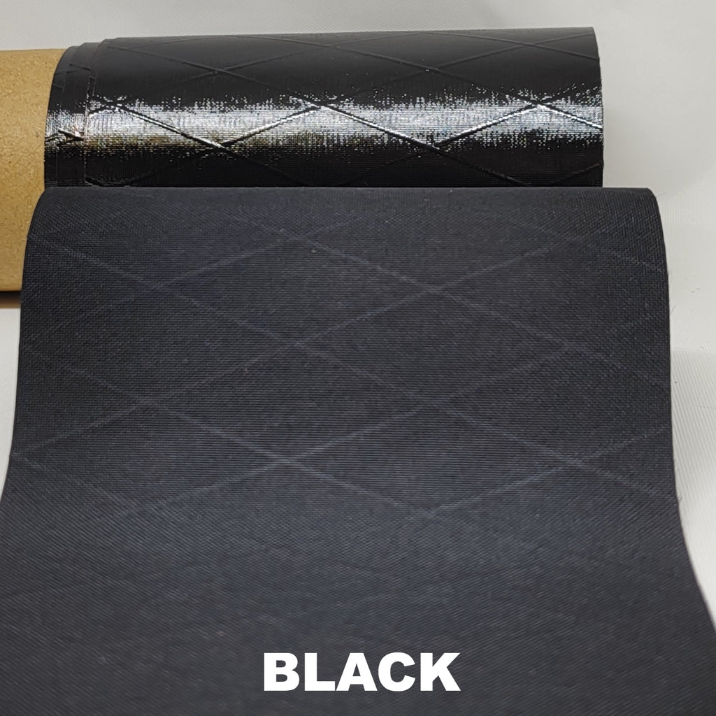 Black recycled pack fabric