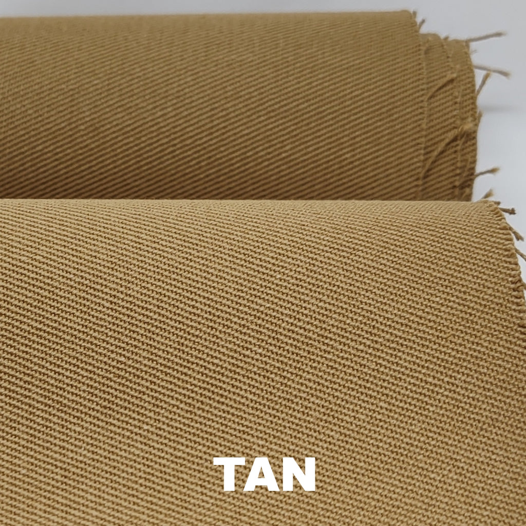 Tan Lickwax waxed cotton canvas