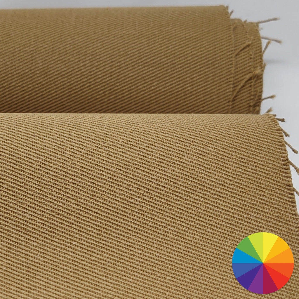 TAN LICKWAX WAXED COTTON CANVAS FROM PROFABRICS