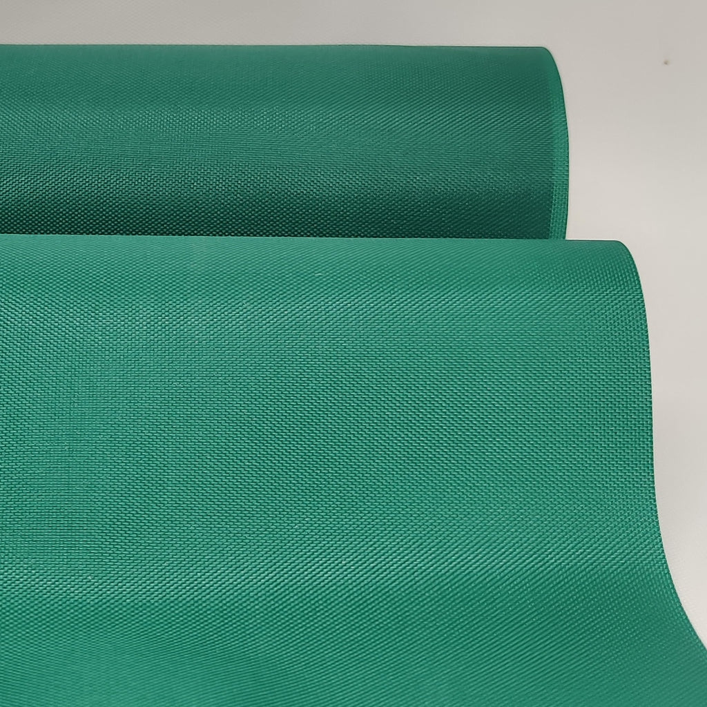 Green silicone coated nylon, limited clearance