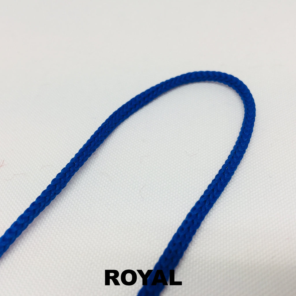 Royal blue 2.5 millimetre anorak cord for clothing drawstrings