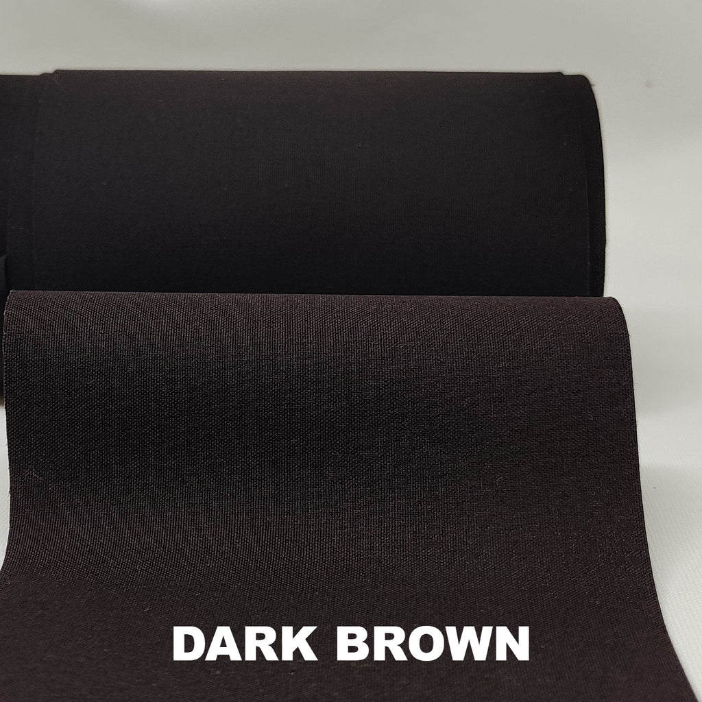 Dark brown Staywax waxed cotton from British Millerain