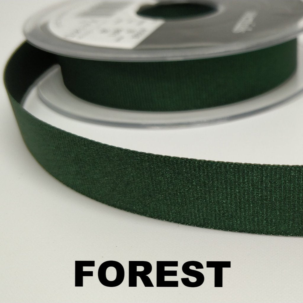 Forest 16 millimetre grosgrain ribbon tape