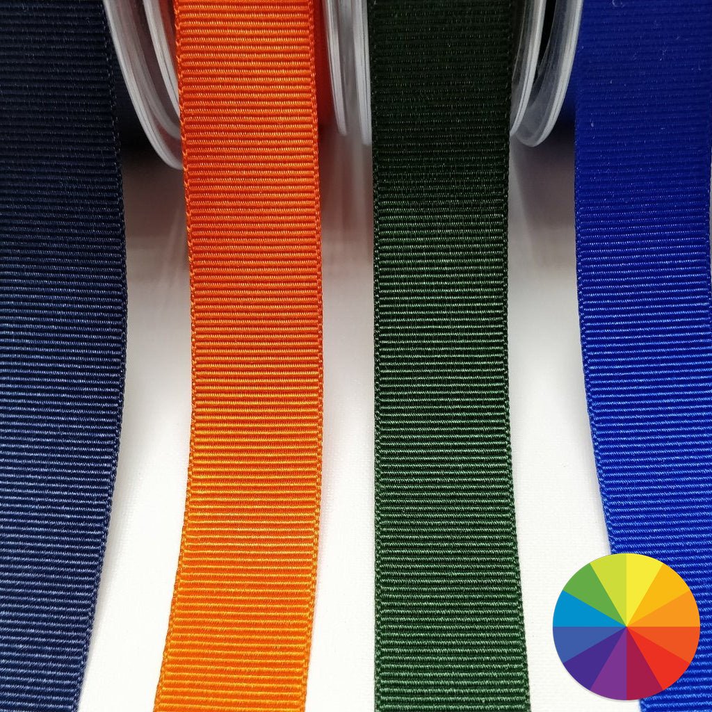 Club Green grosgrain, blu, 16 mm x 10 m Club Green grosgrain, blu, 16 mm x 10 m