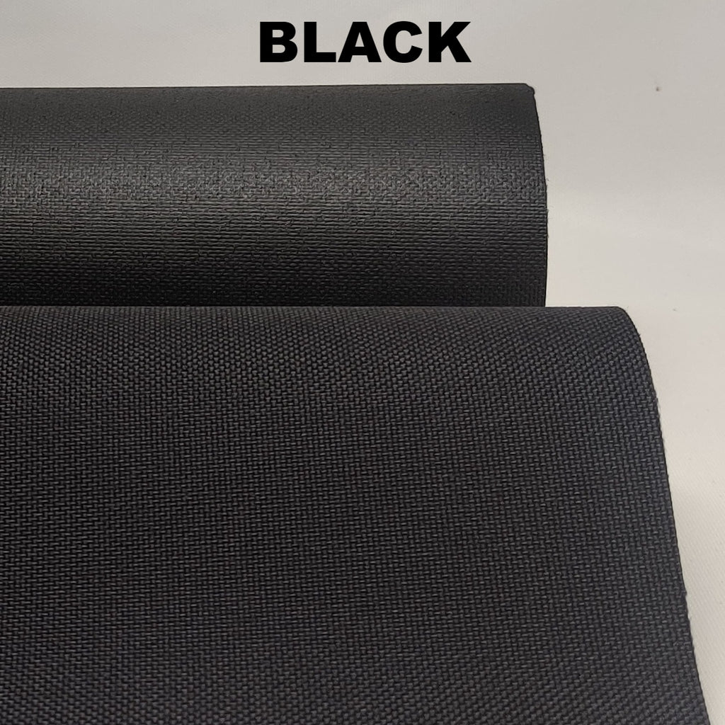 Black heavy duty PU coated nylon