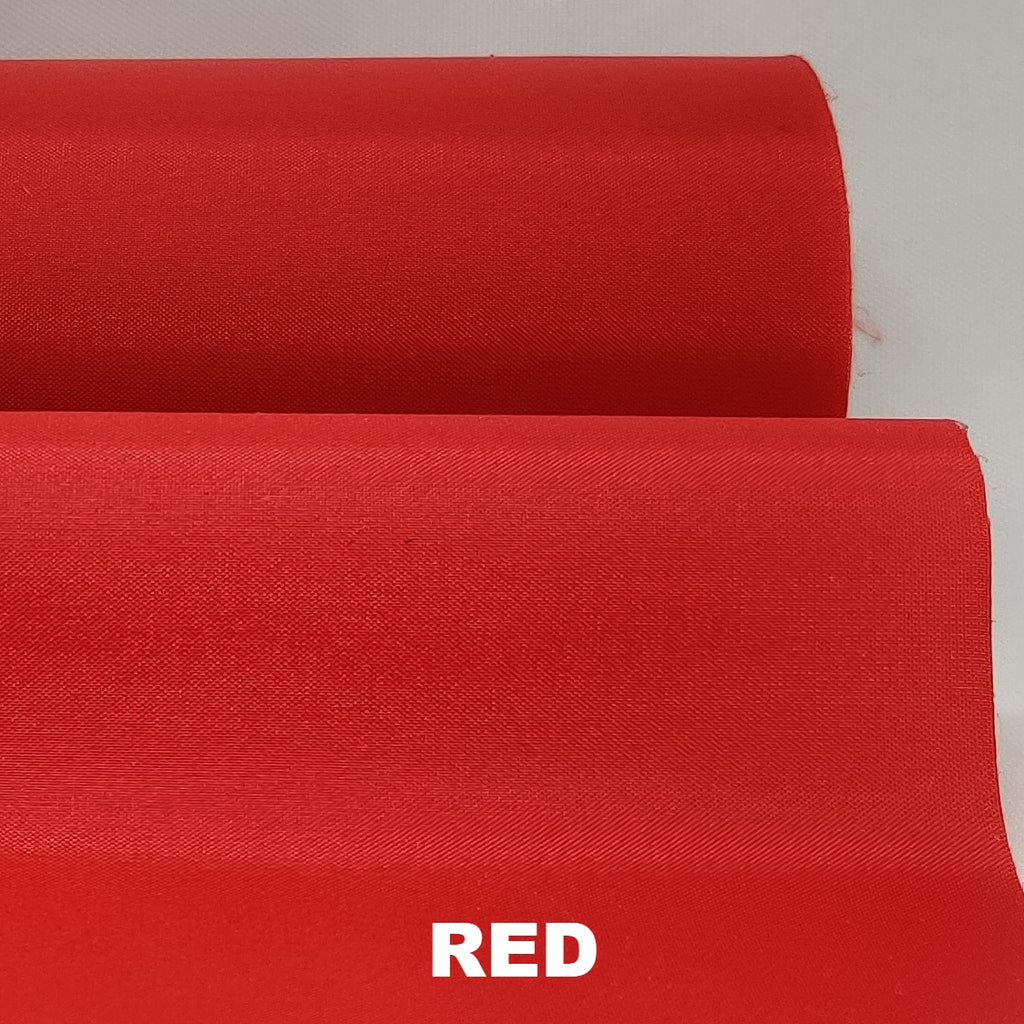 Red lightweight nylon with PU coating