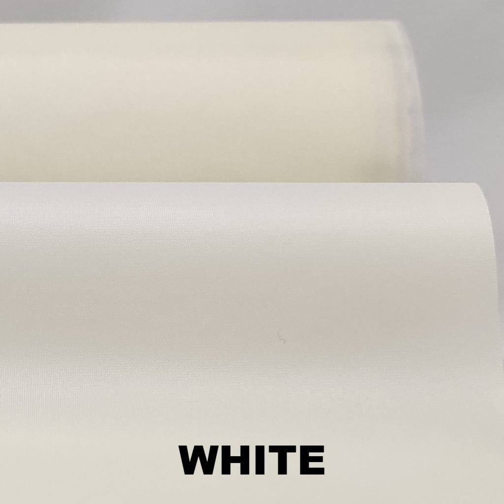 White lightweight nylon with PU coating