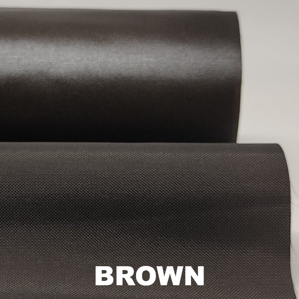 Brown medium weight nylon with PU coating