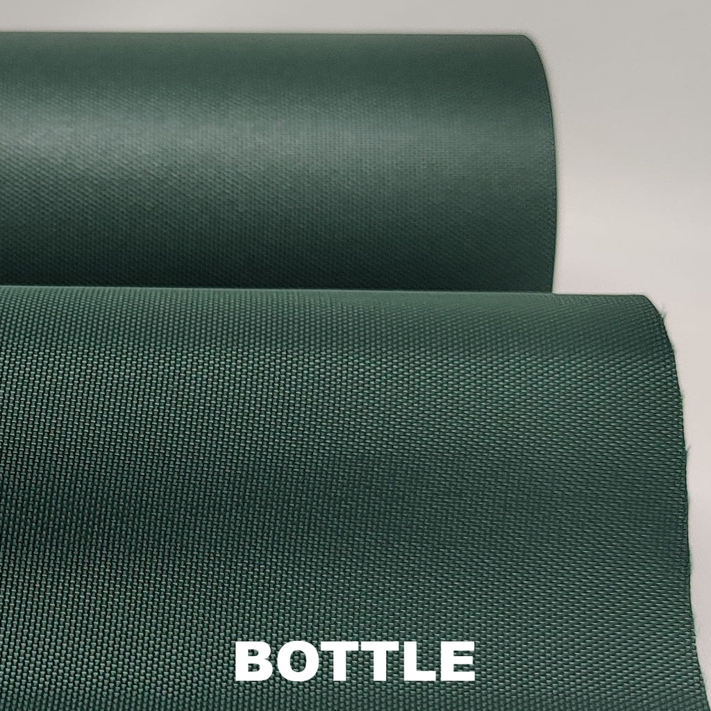 Bottle green heavier weight PU coated nylon