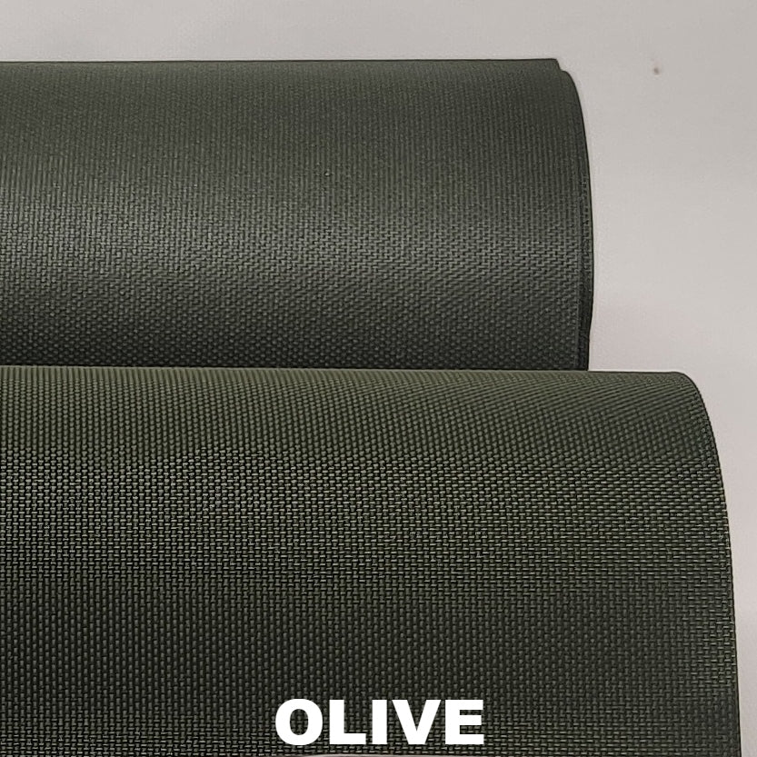 Olive green heavier weight PU coated nylon