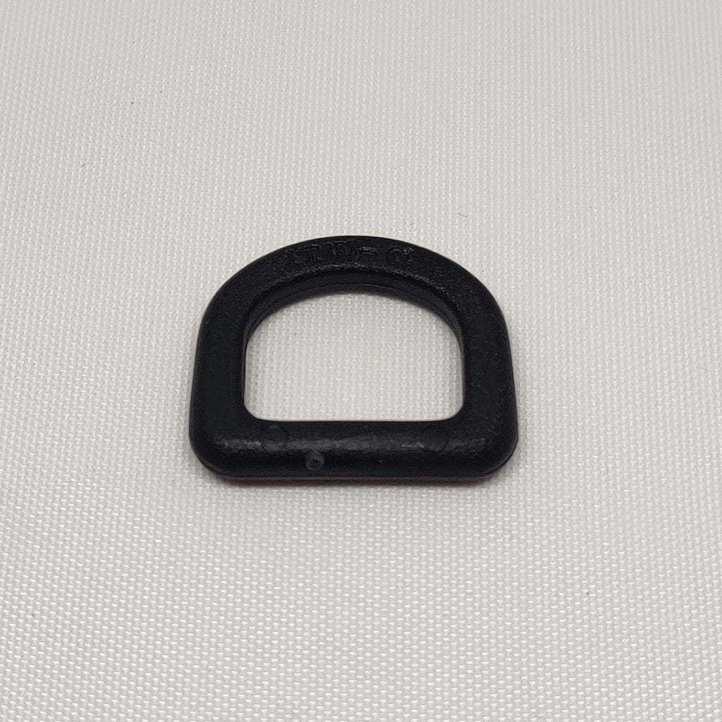 Black plastic 20 millimetre D ring from ITW Nexus