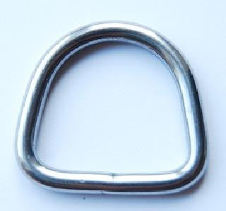 Welded stainless steel 25 millimetre D ring