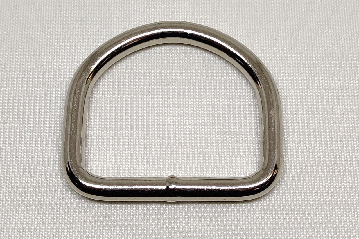 D Rings 2 Inch GSDW - Nickel Plated Welded Steel D Ring – Profabrics