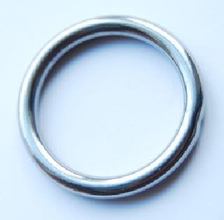 Welded stainless steel O ring